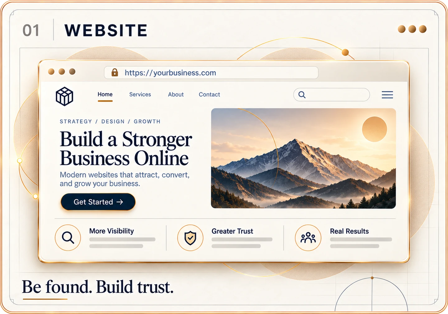 01 Website — premium public website experience